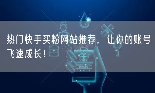 热门快手买粉网站推荐，让你的账号飞速成长！