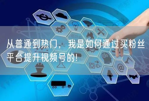 从普通到热门,我是如何通过买粉丝平台提升视频号的!